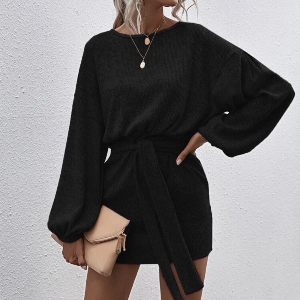Knit cute dress